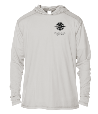 Shrimp Road Surf Co Key West Chart UV Hoodie - Image 7