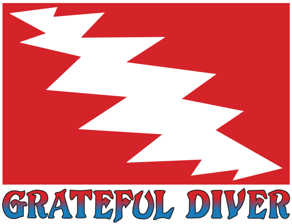 The Grateful Diver Logo